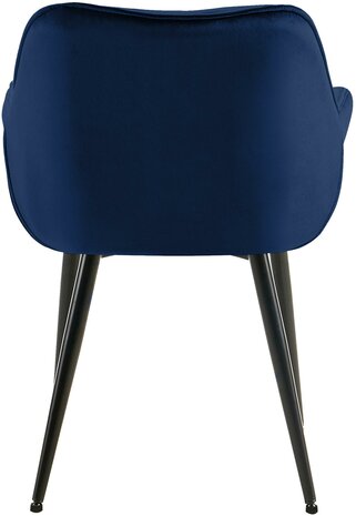 Stoel Tinni Fluweel, Blauw