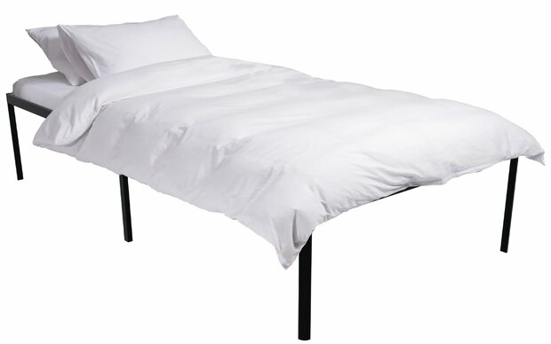 Metalen bed Himlan 200x100x41 cm, Zwart