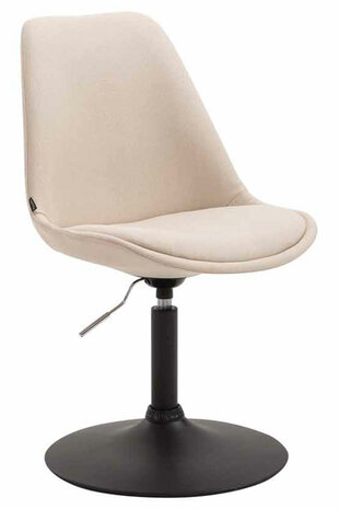 4-delige set stoelen Miverack B Stof, Creme