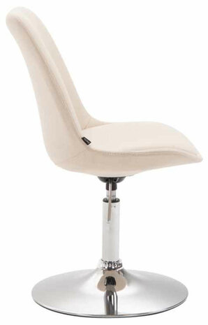 4-delige set stoelen Miverack C Stof, Creme