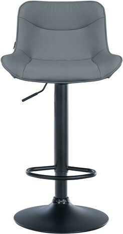 Barkruk Venoro kunstleer zwart, Grijs