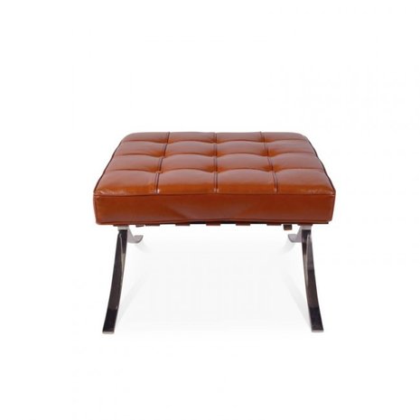 Barcelona Hocker Cognac