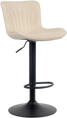Barstoel Lunis Kunstleer, Creme
