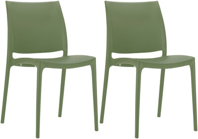 2-delige set stoelen Miai,